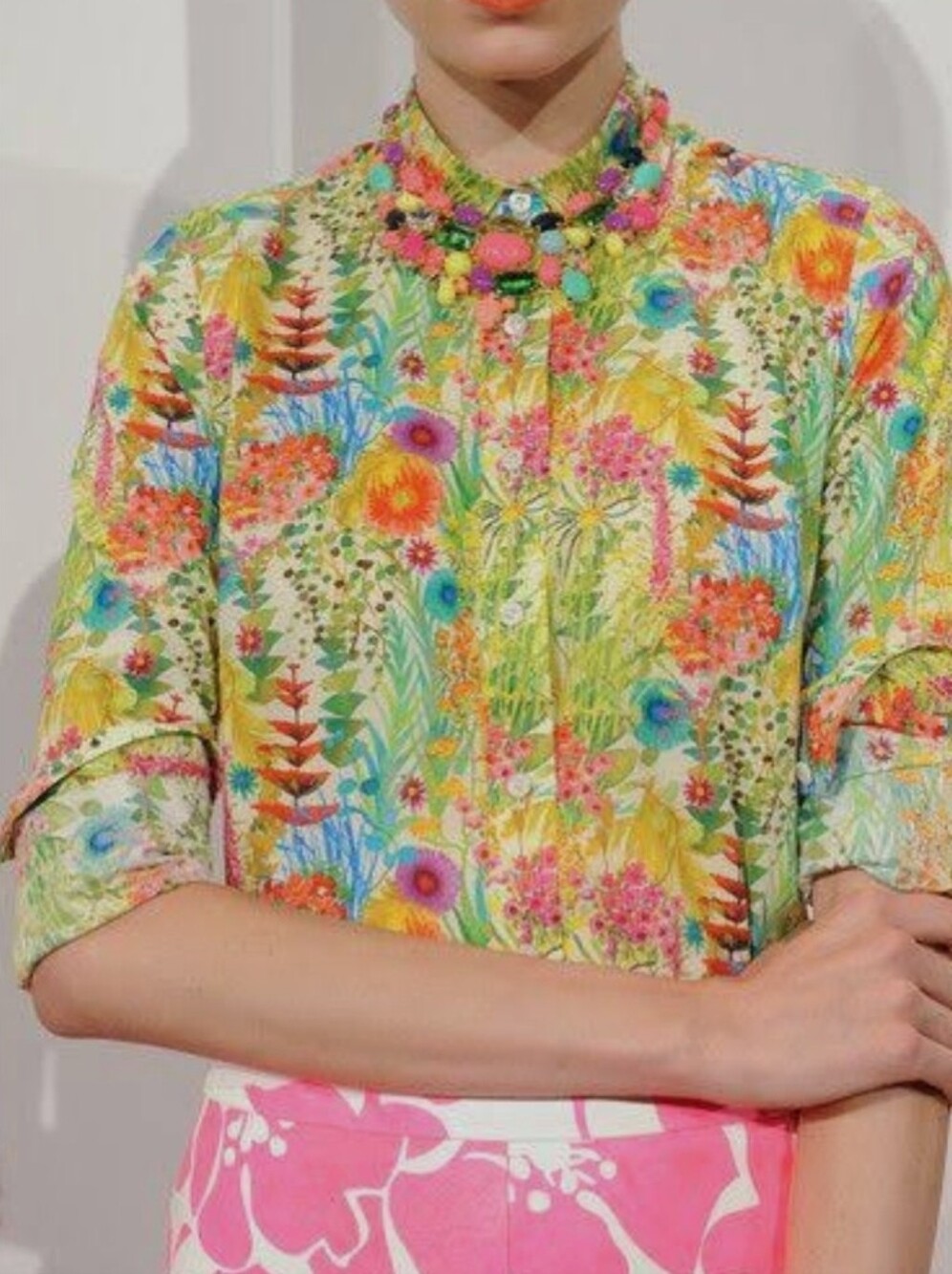 J. Crew Liberty "Tresco Floral" Button- Down Shirt